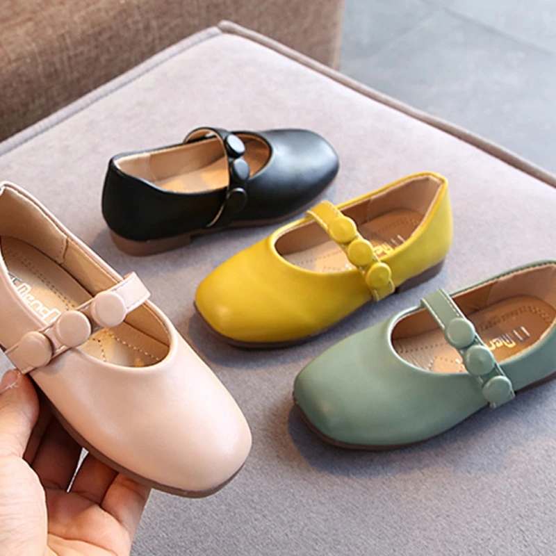 

Casual Children Shoes PU Leather Boys Girls Shoes Casual Styles Soft Solid Comfortable Slip On Kids Shoes New