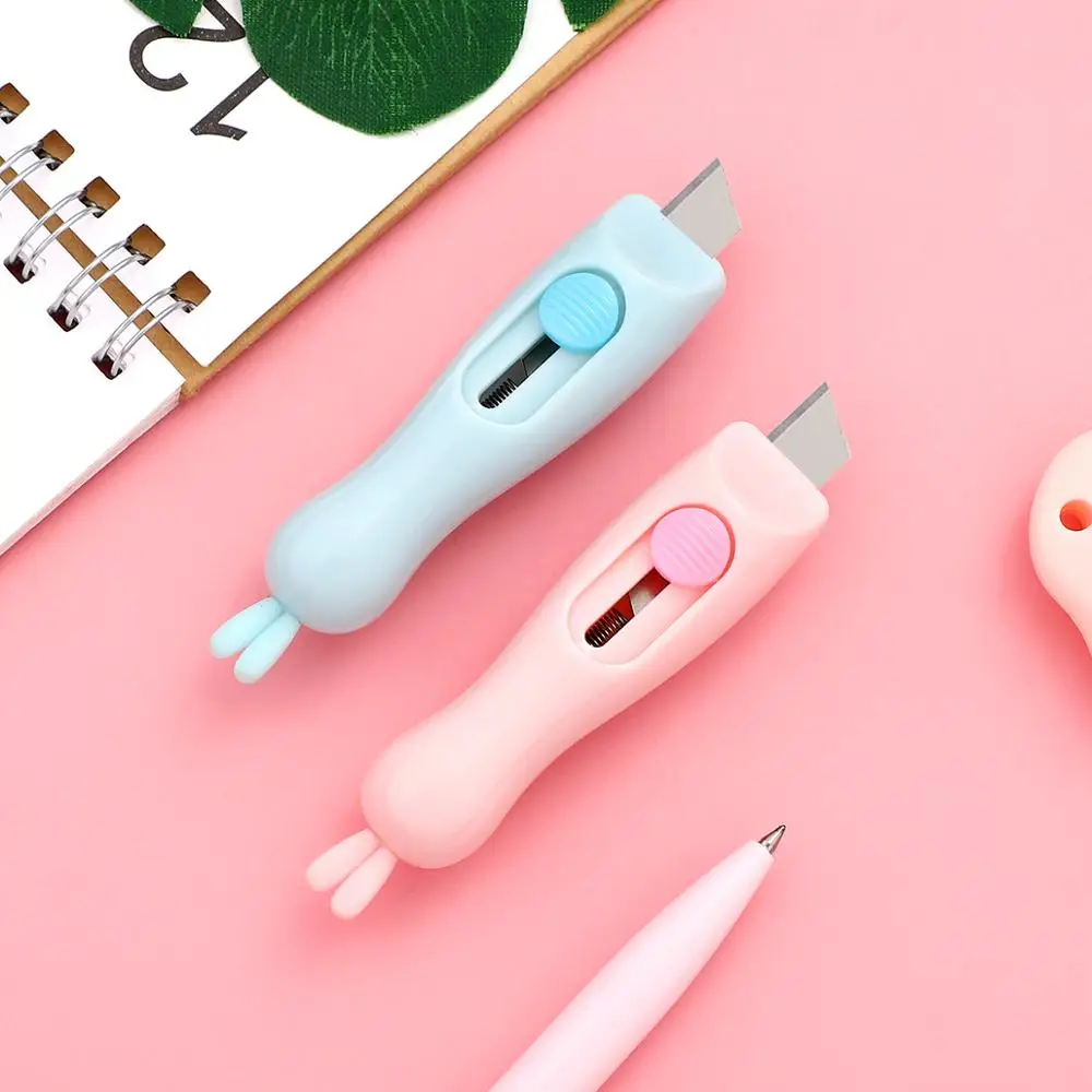 JIANWU милый чистый цвет Универсальный мини нож маленький кролик облако бумаги