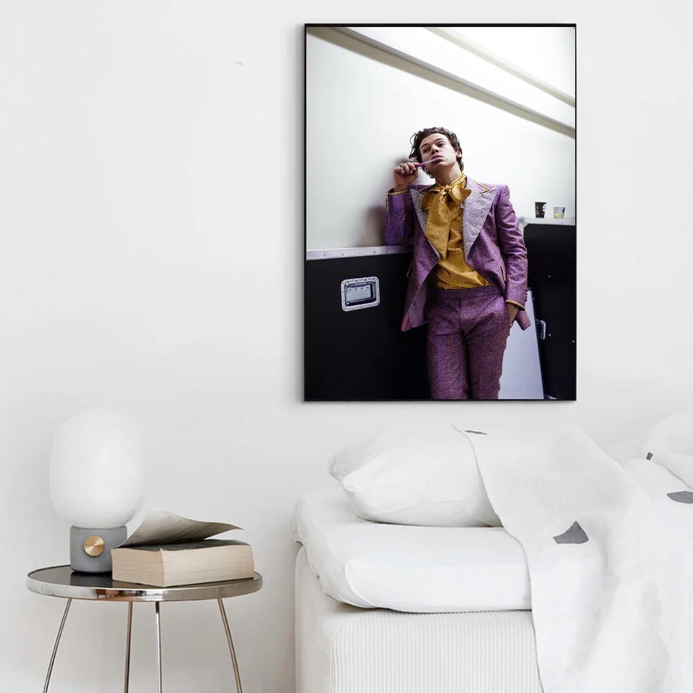 Музыкальный постер Гарри стилей холст Художественная печать настенные картины