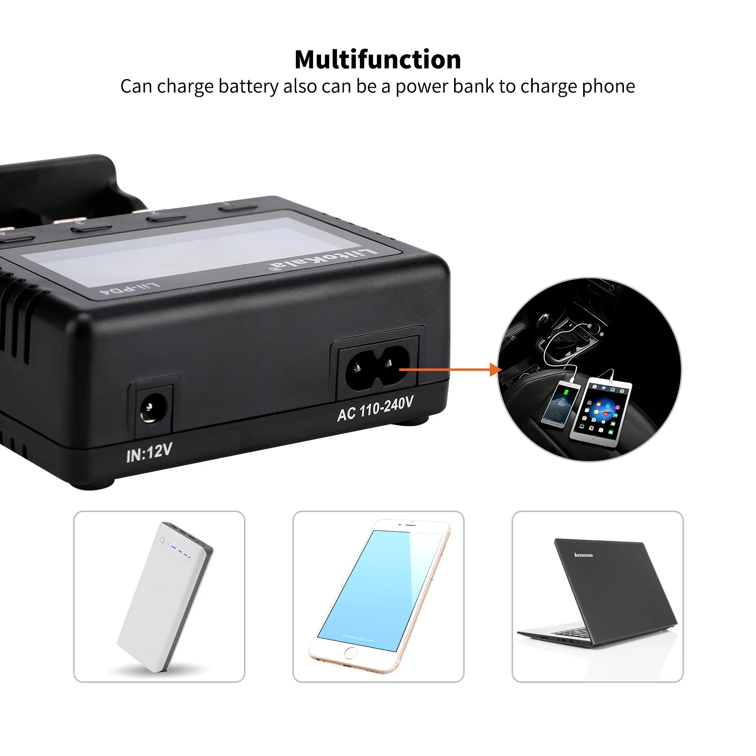 liitokala lii pd4 lcd battery charger for 18650 26650 21700 18350 aa aaa 3 7v3 2v1 2v1 5v lithium nimh battery 18650 charger free global shipping
