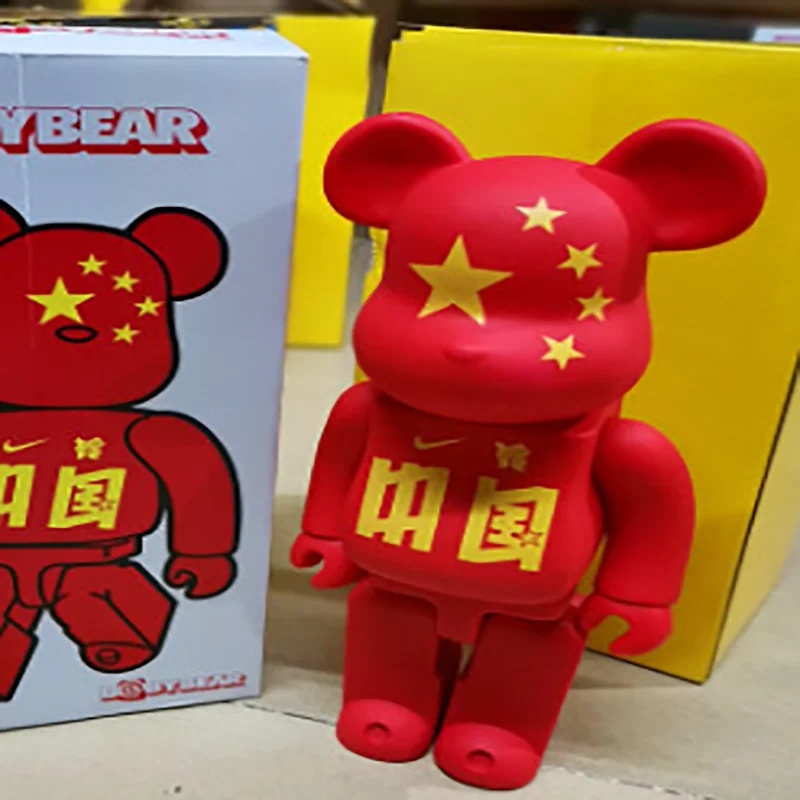 

Bearbricklys 28cm 400% Bear&bricklys Toy Blocks Bear Toy Action Toy Figures Garage Kits Dolls Kids Toys