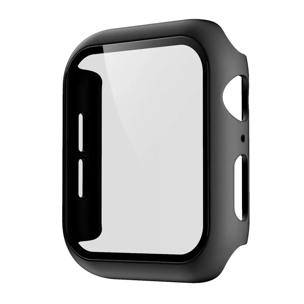 

Защитный чехол подходит для Apple Watch pc закаленная пленка встроенный жесткий чехол Защита на 360 ° пылезащитный чехол с полным покрытием