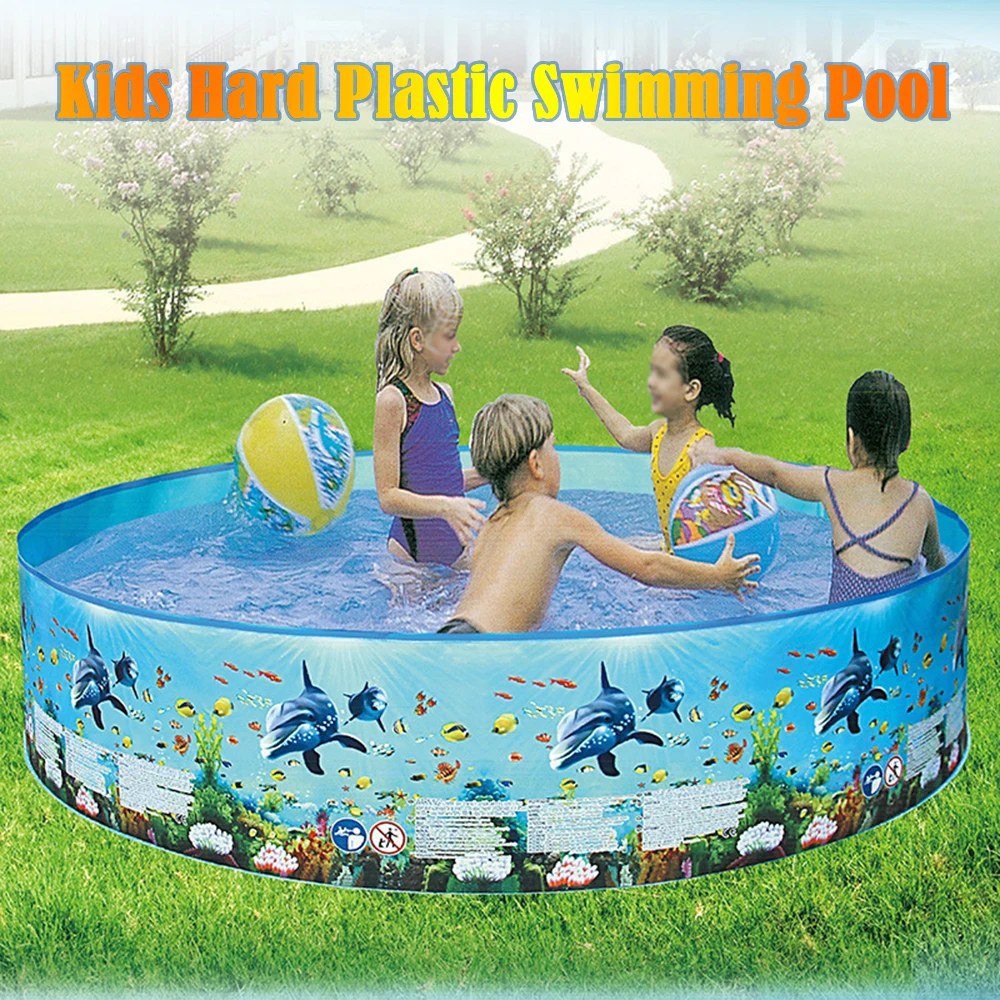 

Portable Inflation-free Hard Plastic Swimming Pool Folding Pool Family Swimming Pool Round Swimming Pool for Babies Kids Adults