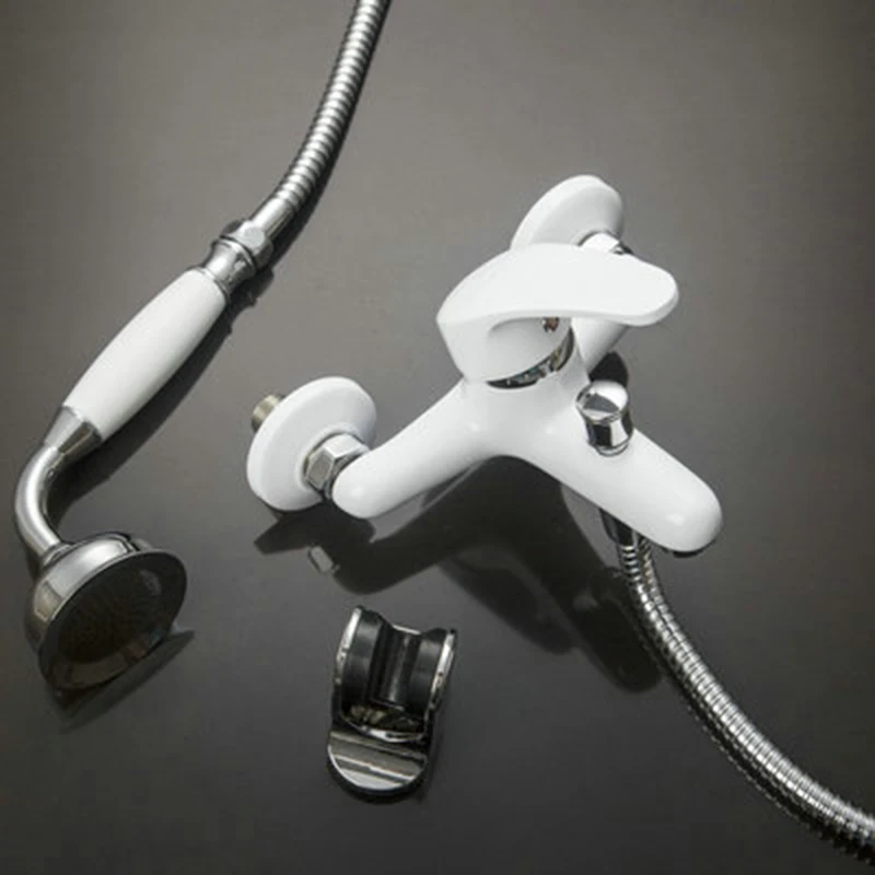 KEMAIDI настенные латунные краны смесители и смеситель горячей холодной воды белая