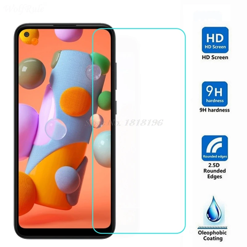 Закаленное стекло для Samsung Galaxy A11 SM A115F Защитная пленка экрана 9H защитное