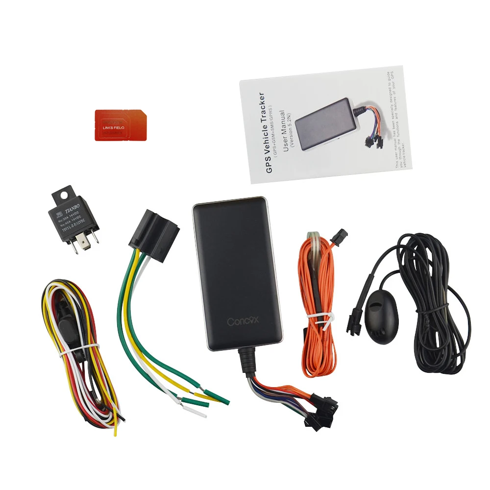 Внутренний GPS и GSM антенны автомобильный трекер GT06N устройство слежения в