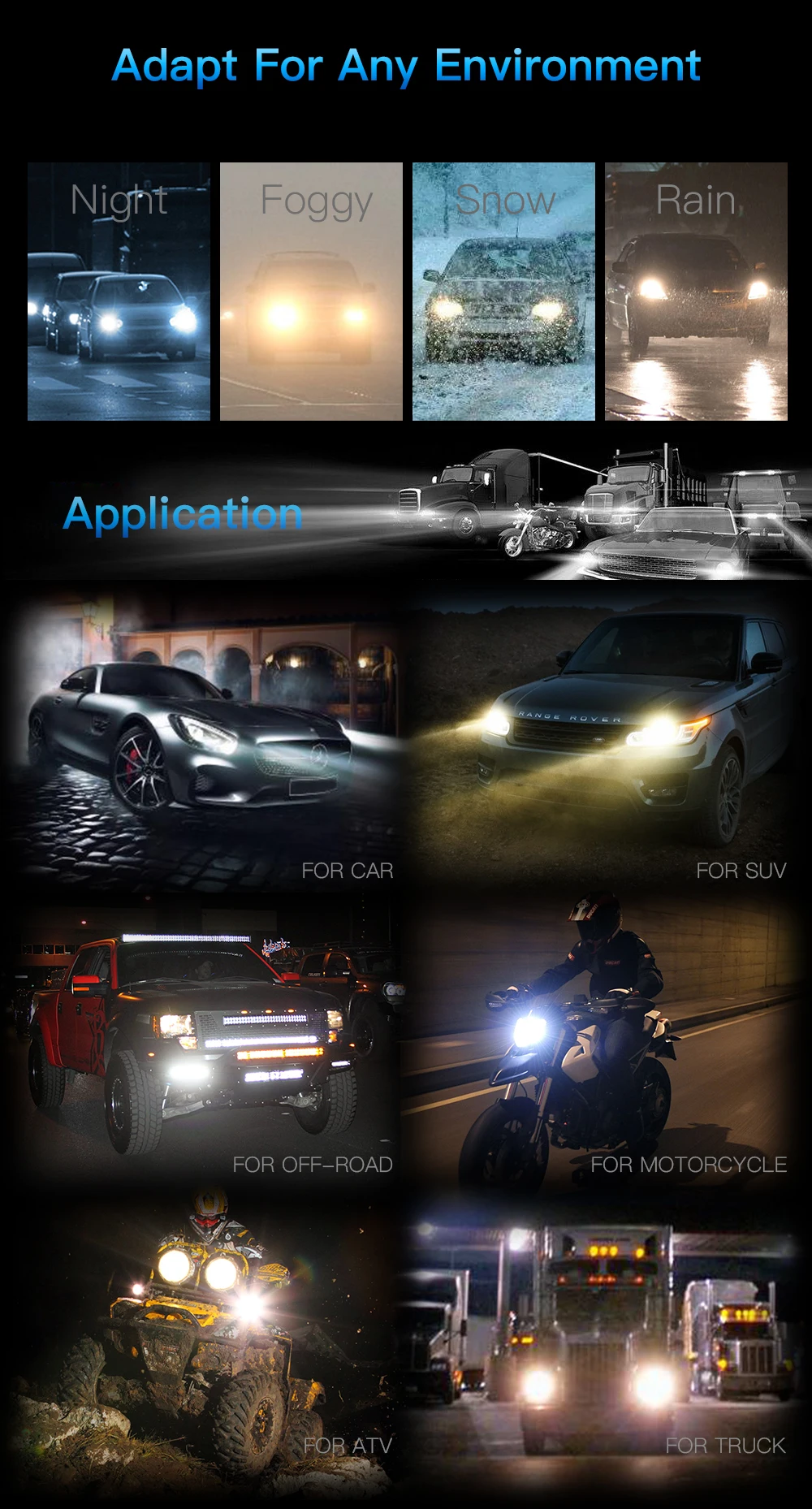 Светодиодная Автомобильная фара белая лампа 9006 для Lexus RX300 1999 2000 2001 2002 2003 RX330 2004 2005