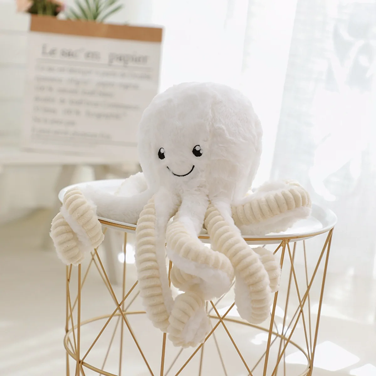 

Lovely big octopus octopus doll soft plush toy doll children hold pillow doll birthday gift to women