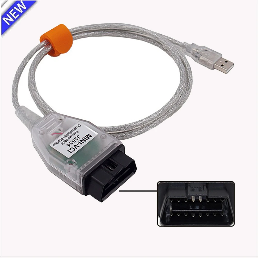 Аксессуары для кабеля OBD аксессуары Toyota 17 PIN к OBD2 16 Avensis T25 T27 /Rav4/Corolla E120/Yaris 2008|Кабели