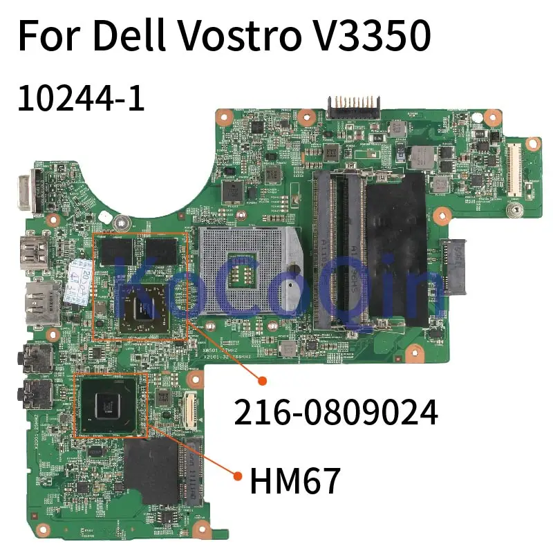 9VFG4 09VFG4 для Dell Vostro 3350 V3350 10244 1 CN HM67 216 0809024 материнская плата ноутбука 48 4id01.