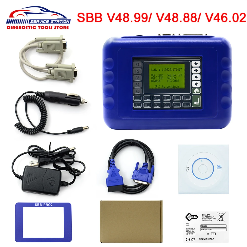 V48.99 V48.88 v48.02 SBB Pro2 ключ программист авто транспондер Silca SBB Suppports мульти автомобили Программирование ключ производитель инструмент