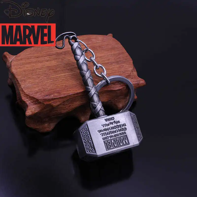 

Брелок из сплава с героями мультфильмов Disney Marvel, кулон Тор-молот
