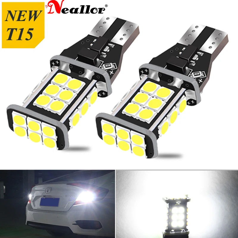 

2 шт., супер яркие светодиодсветодиодный задние фонари T15 W16W WY16W