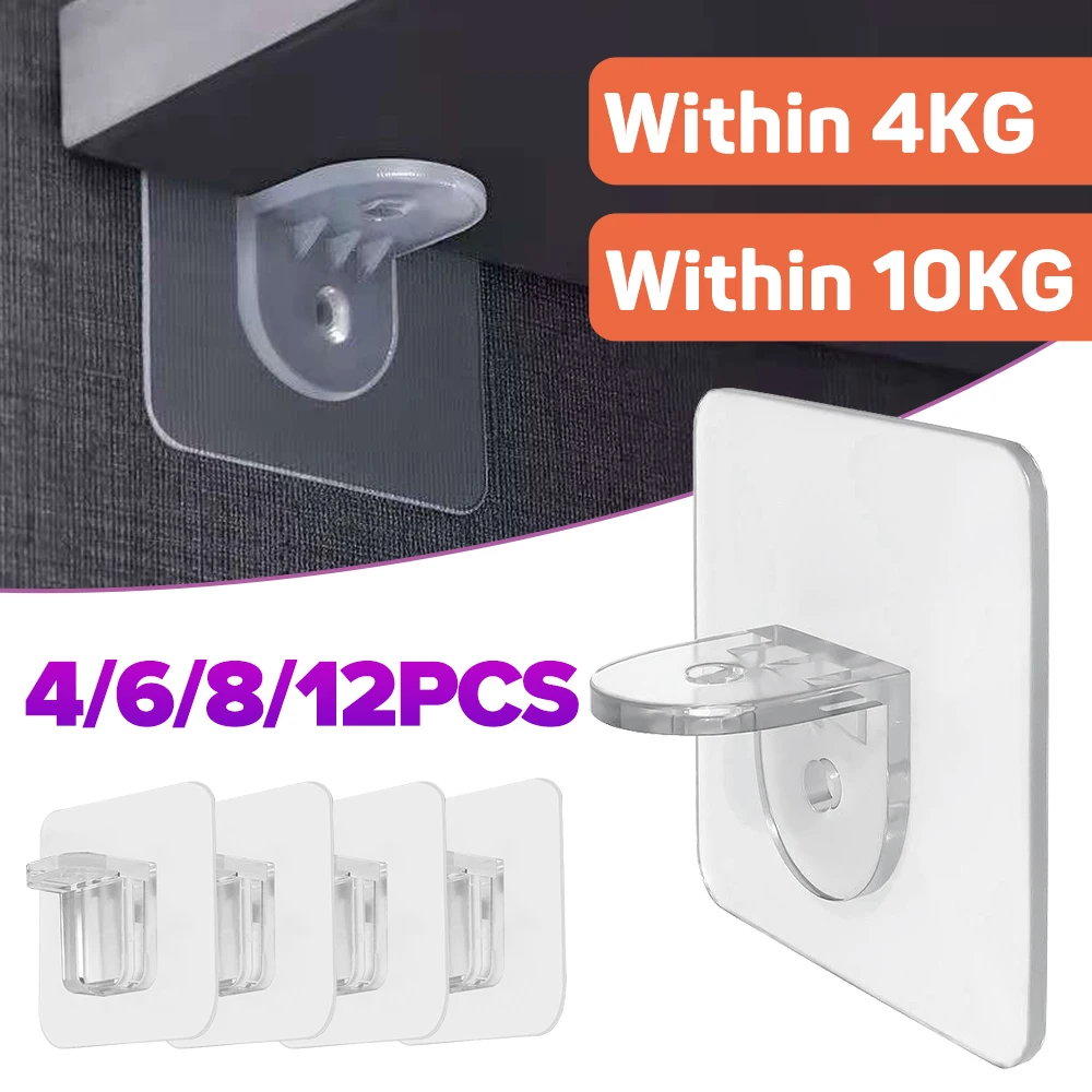 Клейкие колышки для полки пластиковые шкафа кухни ванной комнаты | Дом и сад