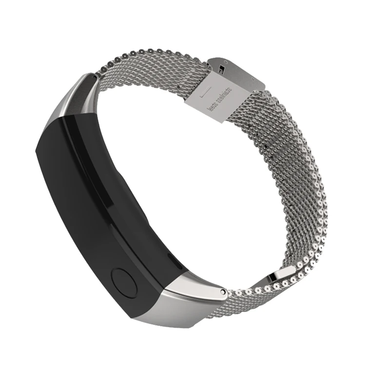 Silver Mijobs металлический ремешок для huawei Honor 3 Band Milanese аксессуары из нержавеющей стали ремешок для часов для huawei Watch - Цвет: Silver