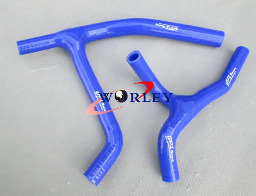 Высокопроизводительный силиконовый Y образный Шланг радиатора для KAWASAKI KXF450 KX450F