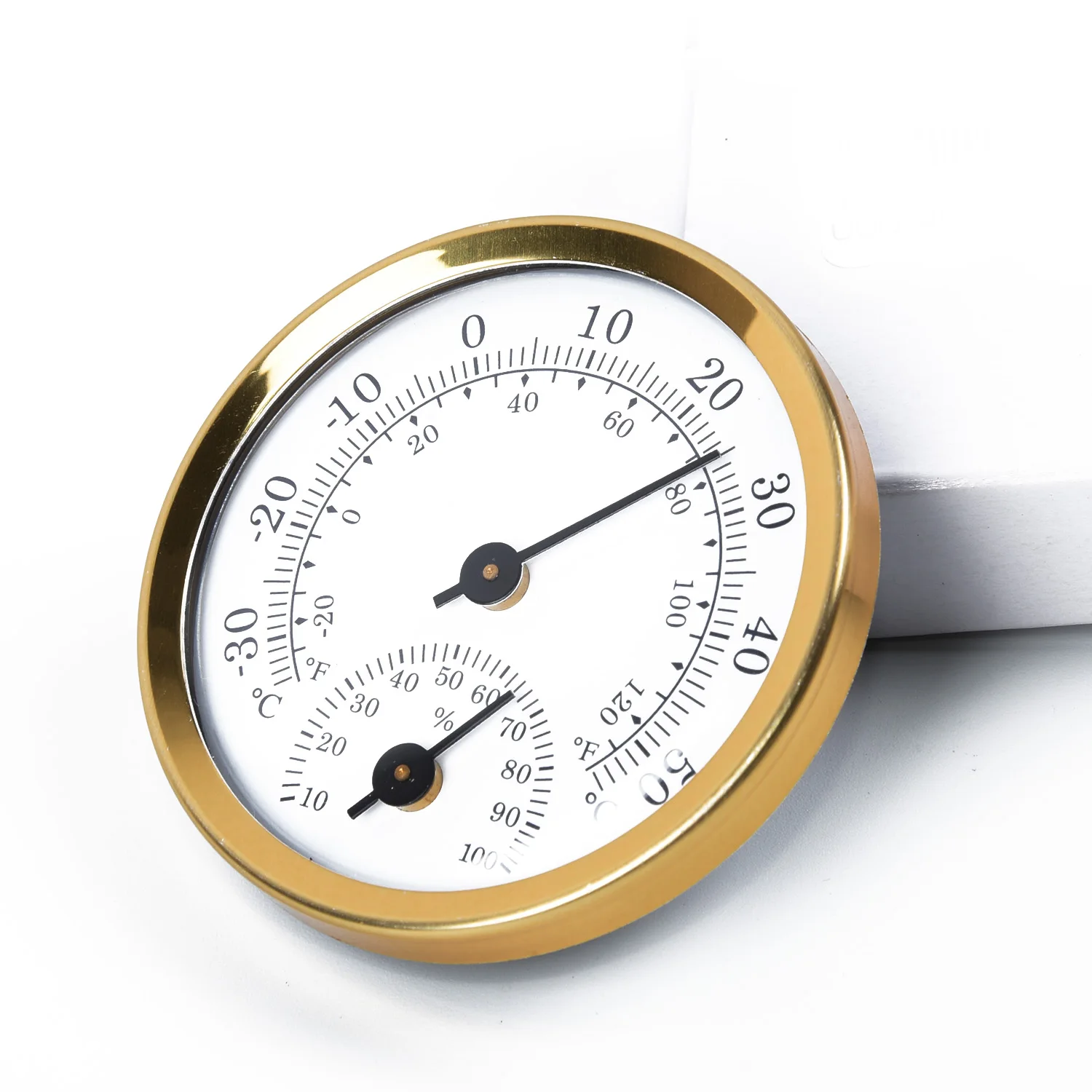 

Indoor Thermometer Hygrometer Analog Mini Household Compact Houses Offices