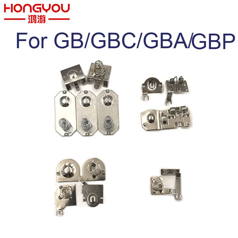 

Клеммы для аккумулятора, Пружинные контакты, сменная пружина аккумулятора для игровой консоли Nintendo Game Boy Advance для GBP GBA GBC GB