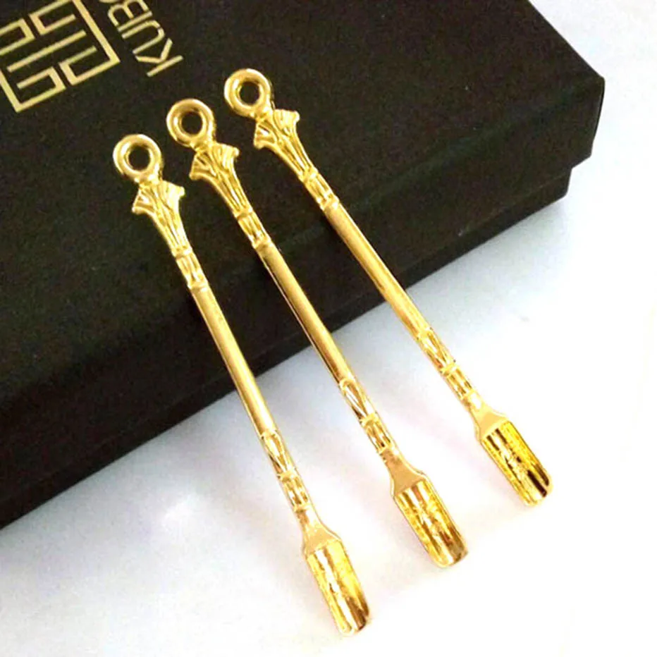 

Stainless Steel Mini Scoop Gold Spoon Stir In Coffee Or Tea Sniffer Smell Flavor Gold Ornament Of Novel Design Tableware