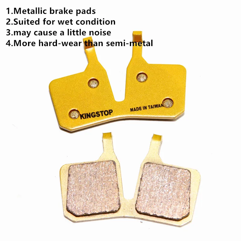 

bicycle disc brake pads for MT5 also fits MT7 made in Taiwan