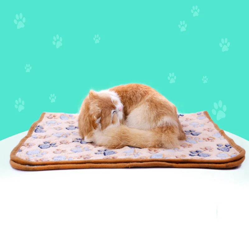 Питомник коврик Собака одеяло осень и зима теплое двустороннее толстое