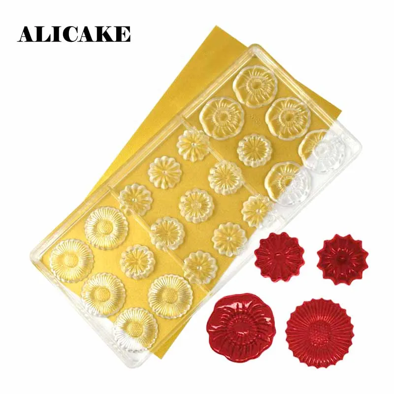 Форма для выпечки из поликарбоната Пластиковая форма шоколада с цветами