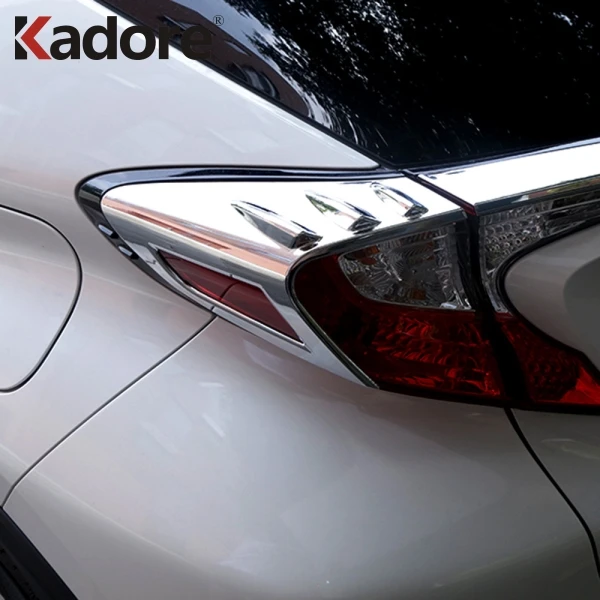 Для Toyota C HR CHR 2016 2019 хромированный задний фонарь накладка задсветильник онари