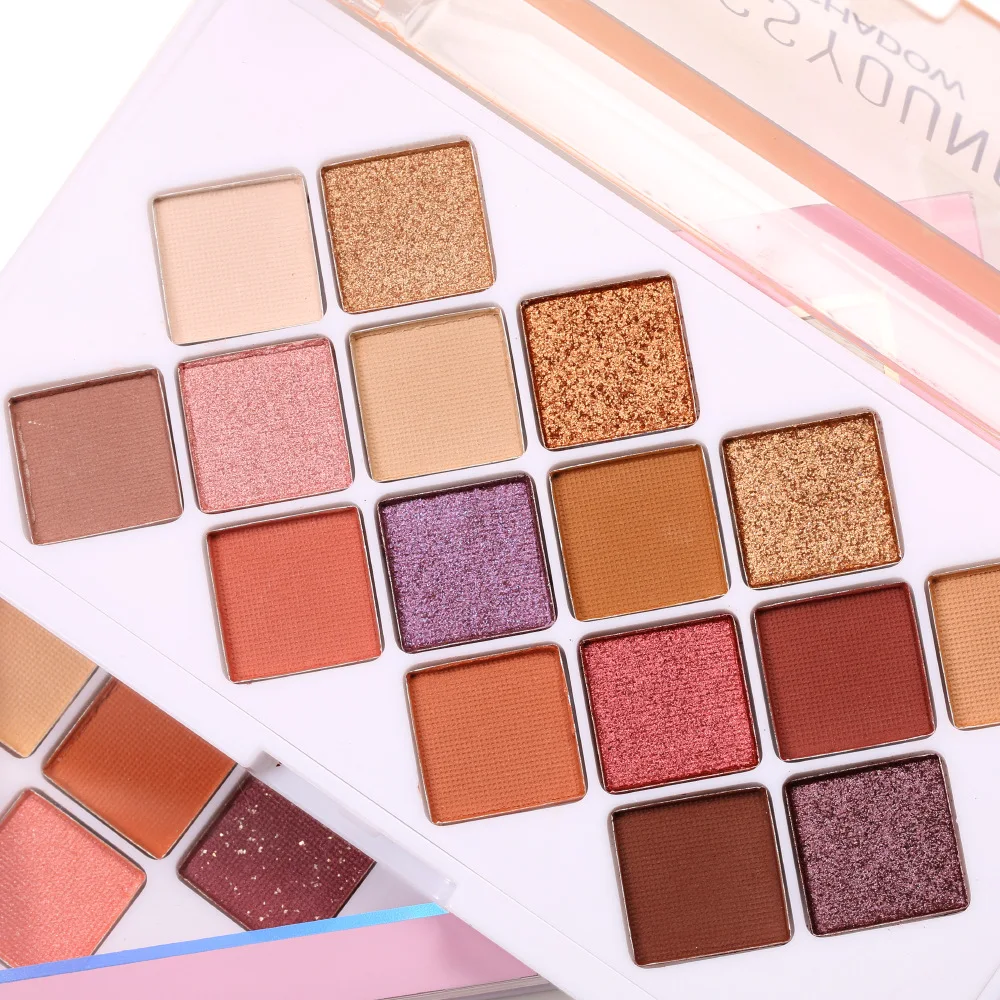

Nude Long-lasting Brighten Eyeshadow Pallete Easy To Wear Natural Luminous Glitter Shimmer Eye Shadow Makeup Tools