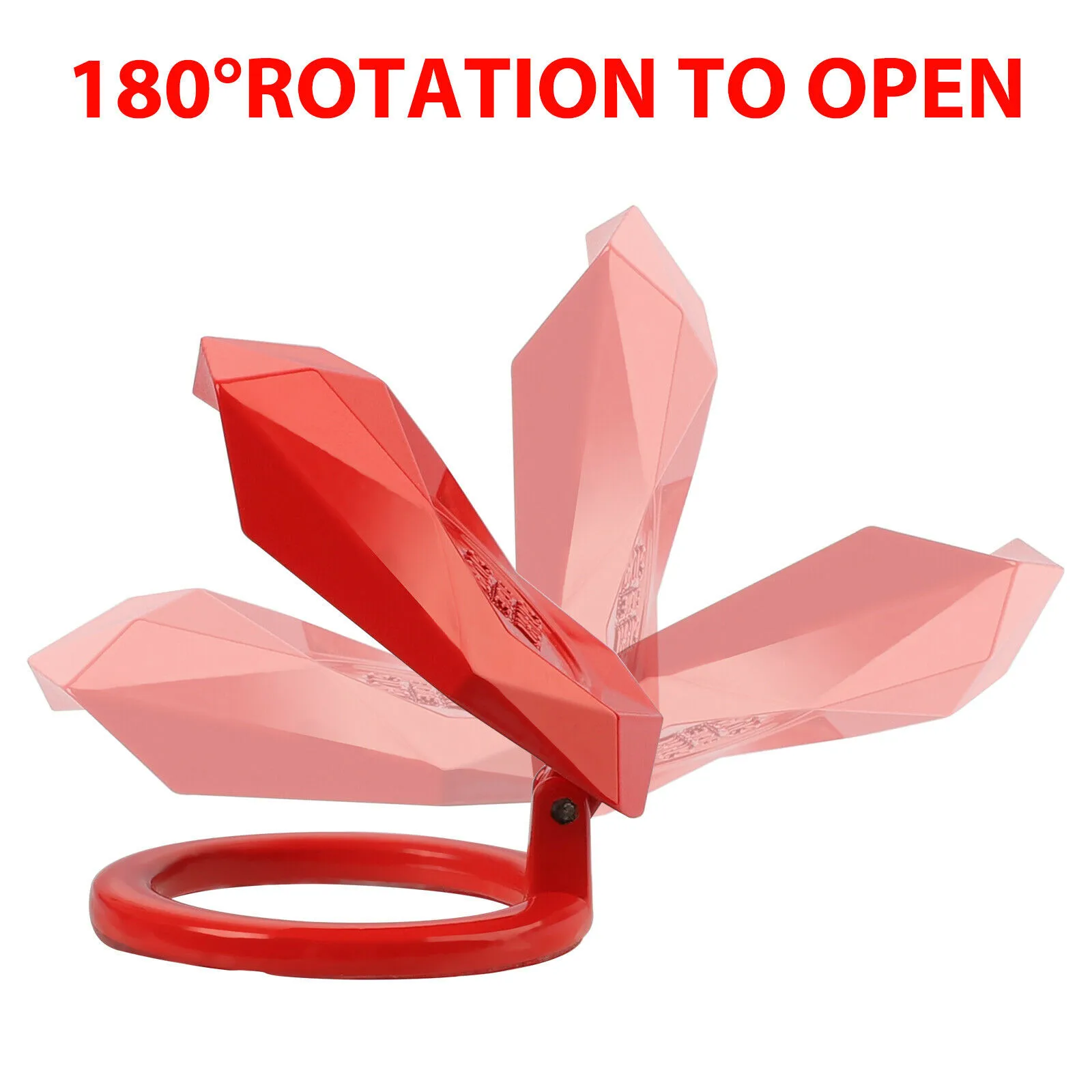 

Alloy Engine Start Stop Push Button Cover Red Ring Car Accessorie Trim Universal Engine Start Ring Trim