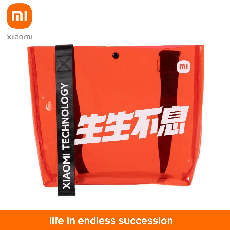 

Newest Xiaomi Jelly Bag 12L Lightweight Casual Shoulder Bag For Boys and Girls Cute Gift laptop Bag Mi Fashion All-match Red Bag