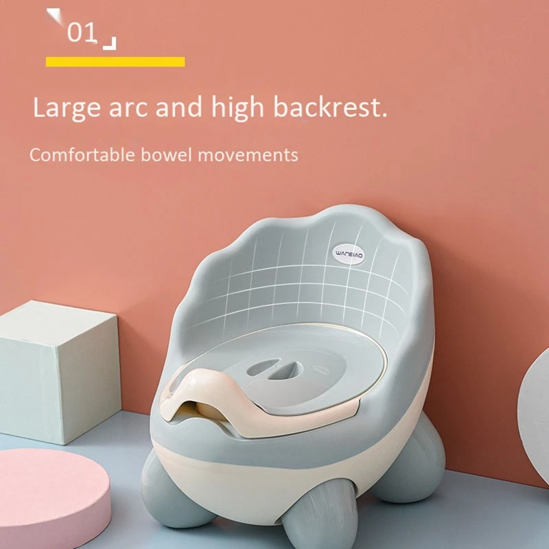 

Baby Potty Toilet Seat Bowl Portable Training Baby Potty Kids Bedpan Comfortable Backrest Toilet Girls Boys