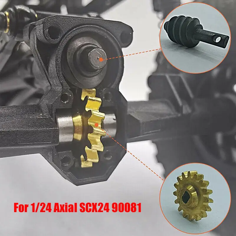 

Новый металл + латунь/черный + желтый передний или задний Шестеренчатый вал для 1/24 осевой SCX24 90081