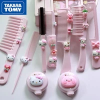 takara tomy hellokitty cute exquisite compact creative girly heart portable childrens style comb