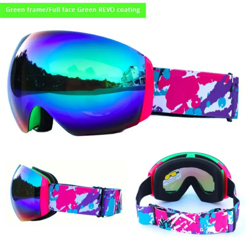 

Glasses Magnetic Ski Goggles 100% Uv400 Anti-fog Protection Snowboard Goggles For Man And Woman Motorcycle Equipments