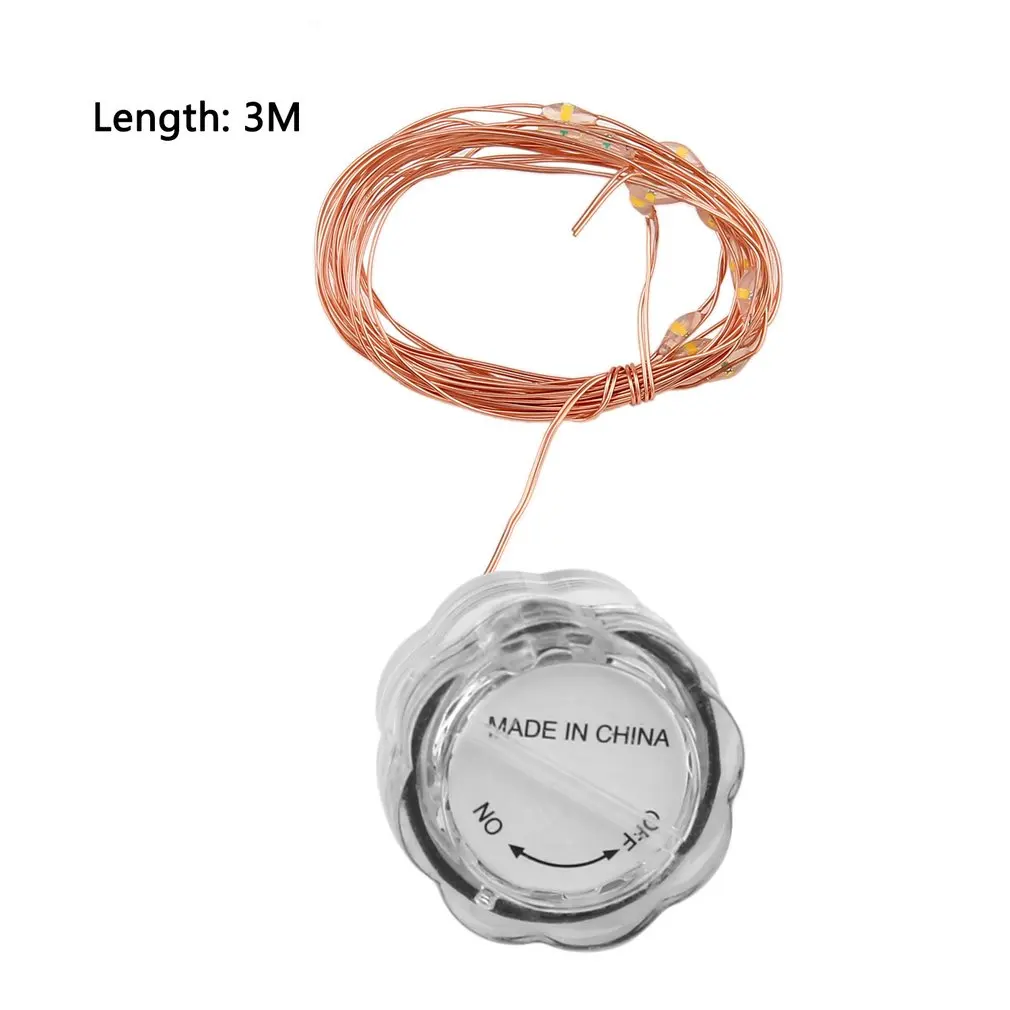 

9.8ft 3meter 30LED IP68 Waterproof Copper Wire Diving String Lights Decorative Lighting Strings for Christmas Holiday Wedding