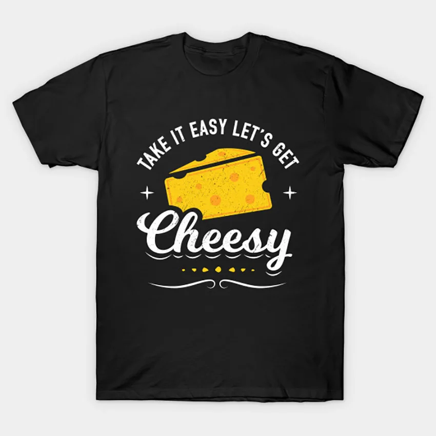 Подарок для влюбленных в сыр легко возьмем его давайте футболка с сыром подарок