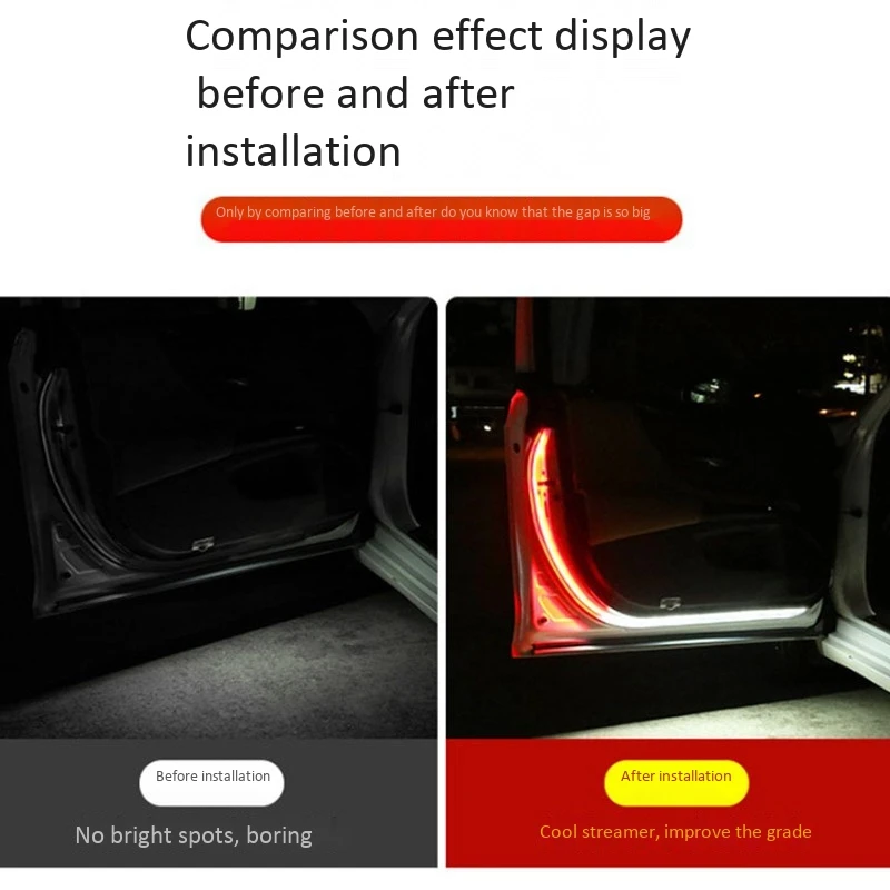 New Led Car Door Anti-Collision Warning Lights Universal Decorative with Side Atmosphere | Автомобили и мотоциклы
