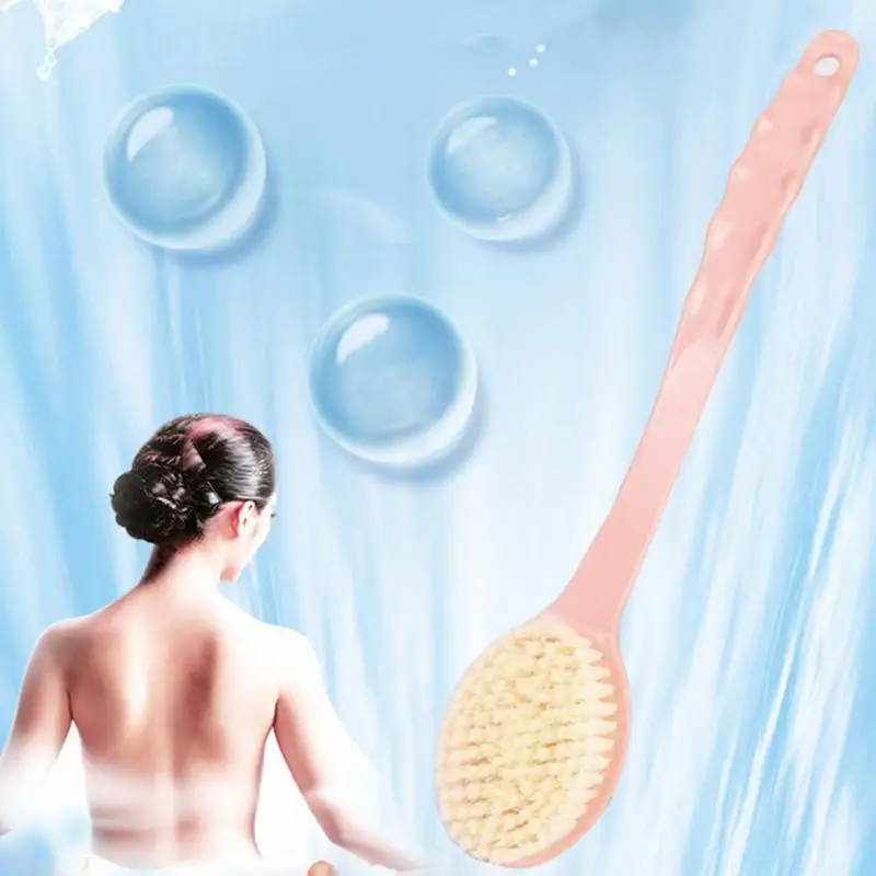 

Long Handle Back Brush Body Bath Shower Sponge Scrubber Exfoliating Scrub Skin Massage Exfoliation Bathroom Set Accessories-30
