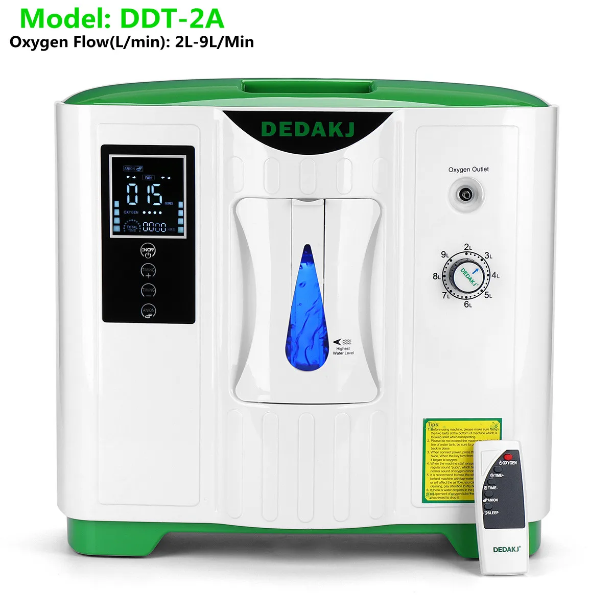 

Портативный кислородный концентратор DDT-2A/1A/1L, генератор потока кислорода, очиститель воздуха, достаточно для дома, 2 человек, генератор кисл...