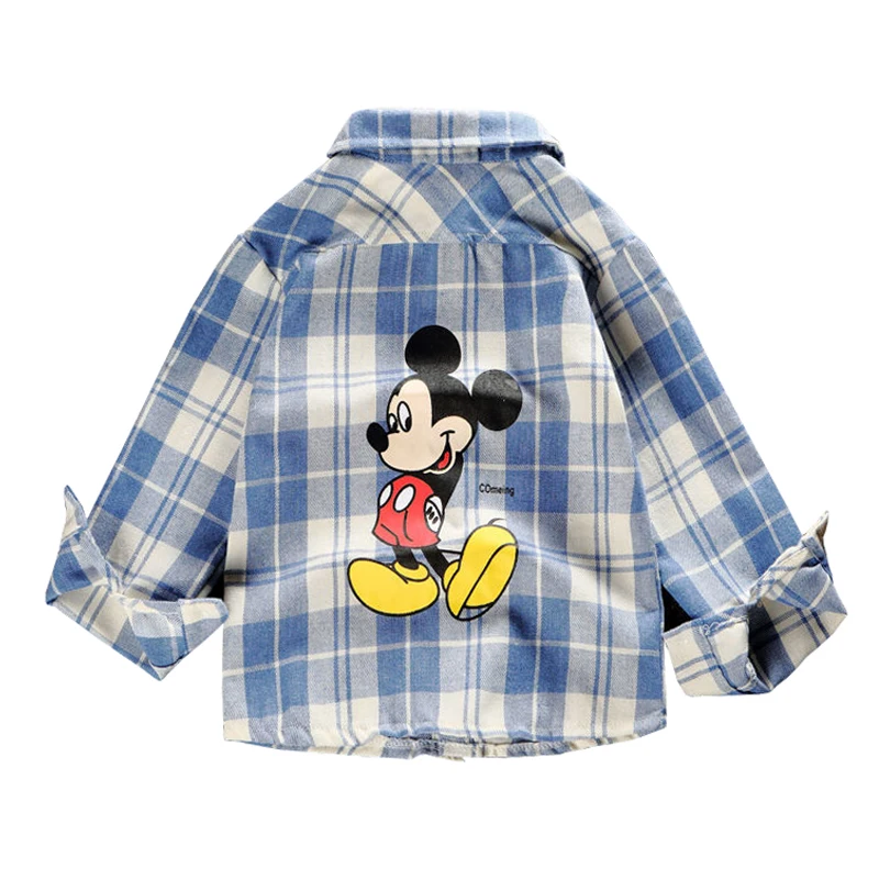 Детская рубашка весенние тонкие топы хлопковые для мальчиков и девочек детская с