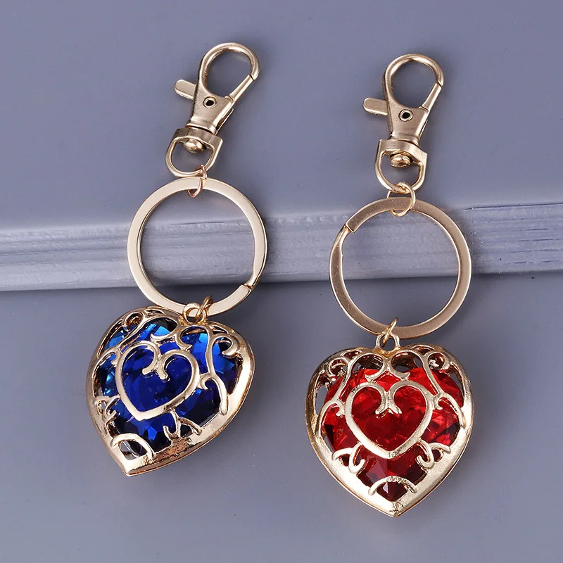 Игра Легенда о Зельде Косплей Голубое сердце ожерелье кулон ювелирные изделия