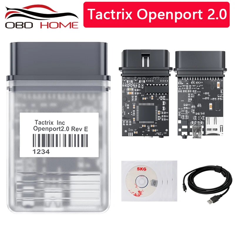 Tactrix открытый порт 2 0 ЭБУ FLASH OBD2 Автомобильный Диагностический Автосканер