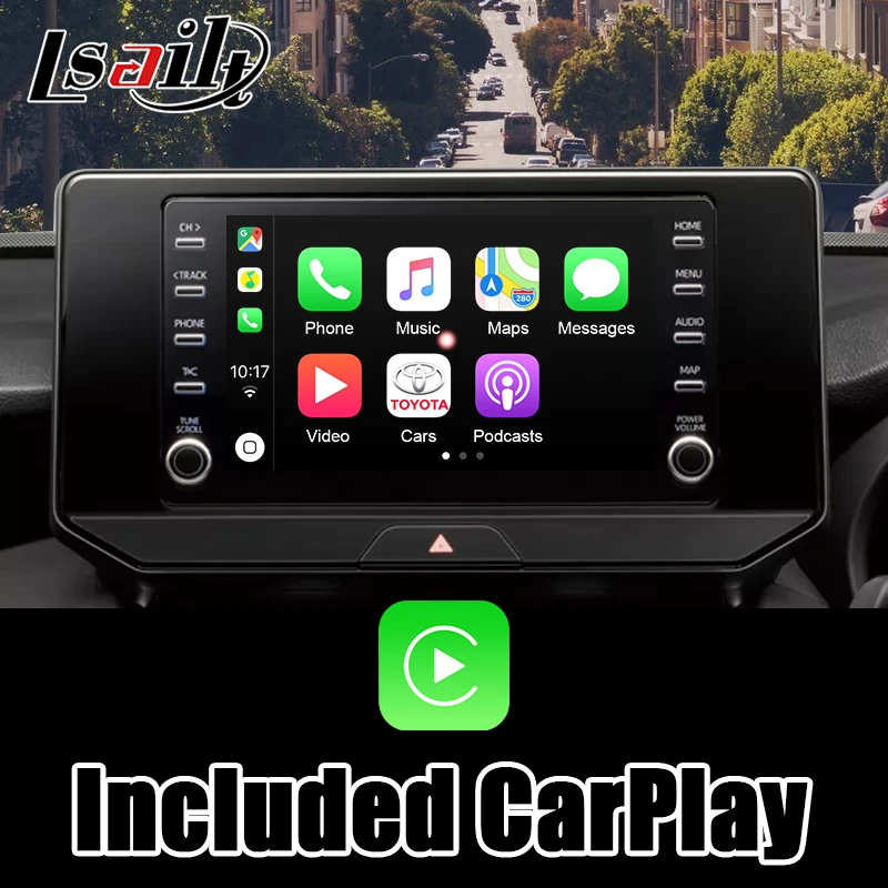 4 ГБ Lsailt CarPlay и Android мультимедийный интерфейс для Toyota Harrier 2018-2021 навигационная