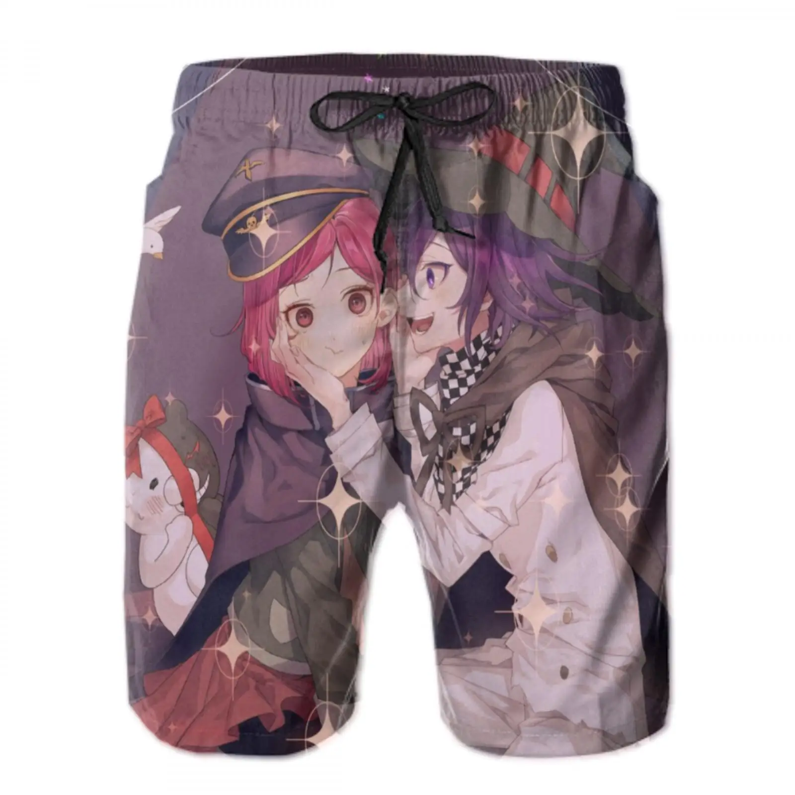 

3D printer danganronpa oversized beach shorts fashion man/male Sports panties danganronpa waterproof adult panties
