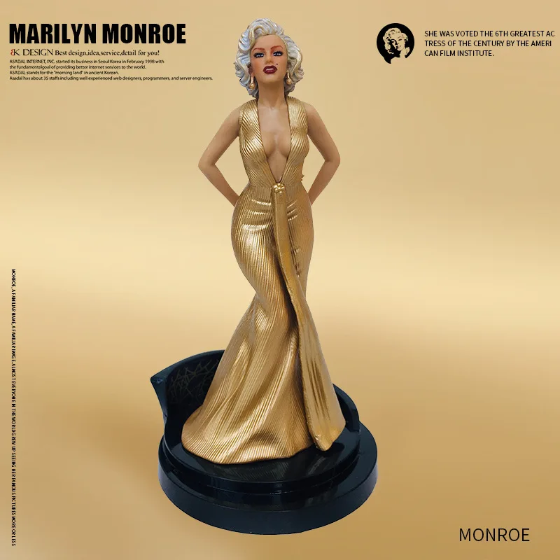 

18cm Marilyn Monroe Action Figure 1:4 Sexy Dress Ornaments PVC Statue Birthday Present Toys Figure Toy Collection Christmas Gift