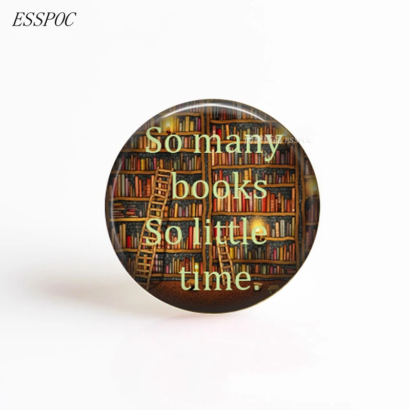 5 шт./лот столько книг сколько времени художественное фото с цитатами 25 мм
