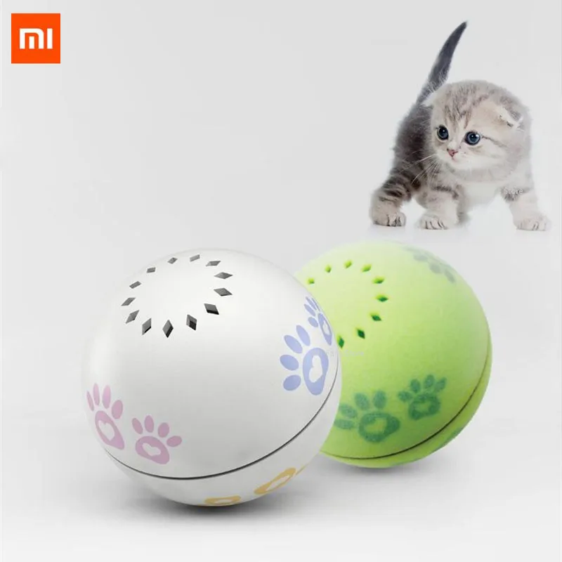 Новейшая Xiaomi Petoneer Pet smart companion игрушка для кошки в виде шара Встроенная коробка кошачьей мяты неправильная прокрутка забавный кот артефакт Умная игрушка для питомца