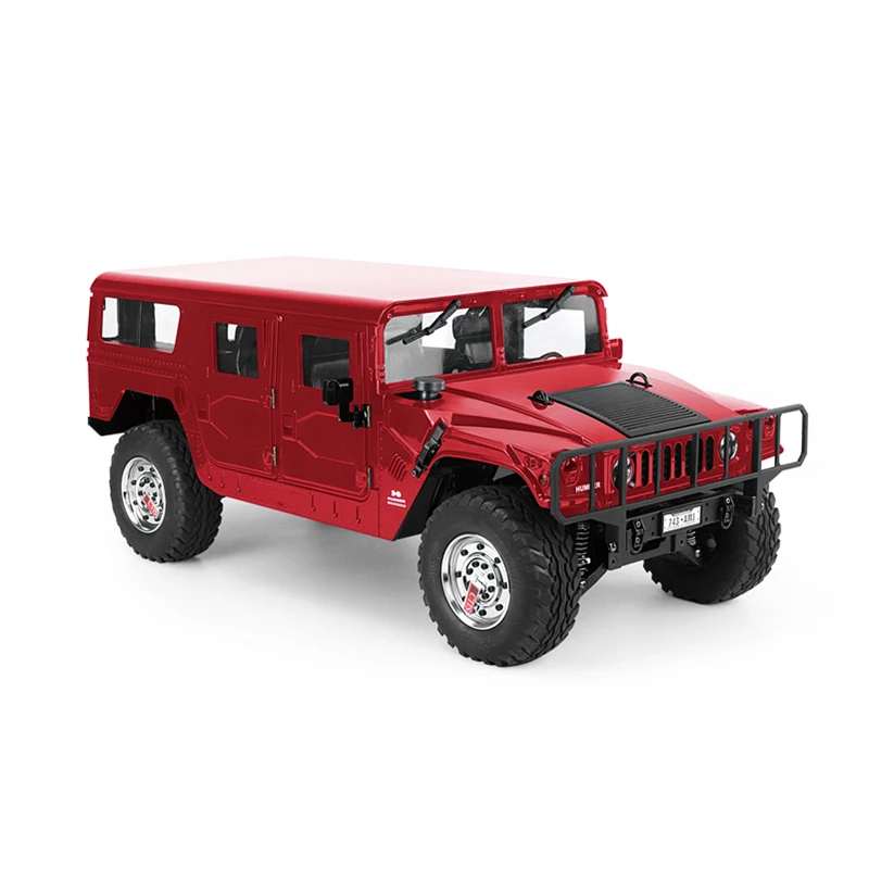 Harga Baru AS S.4X4AMERICAN Hummer H1 Untuk 1/10 RC Logam Chassis Kendaraan Off-Road Mobil HG-P415 Upgrade Cahaya Fungsi Suara