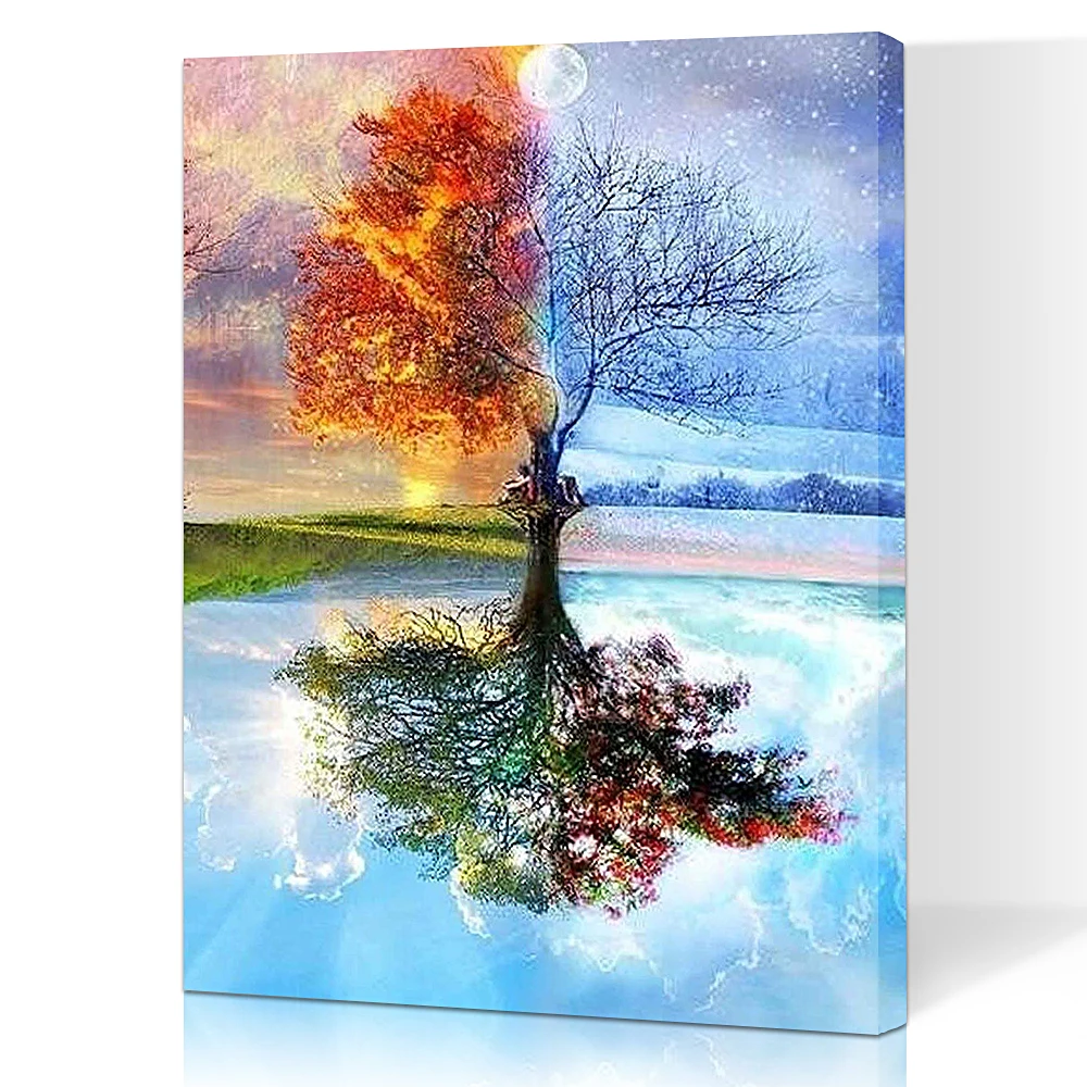 Набор для рисования по номерам Древо жизни 16x20 дюймов | Дом и сад