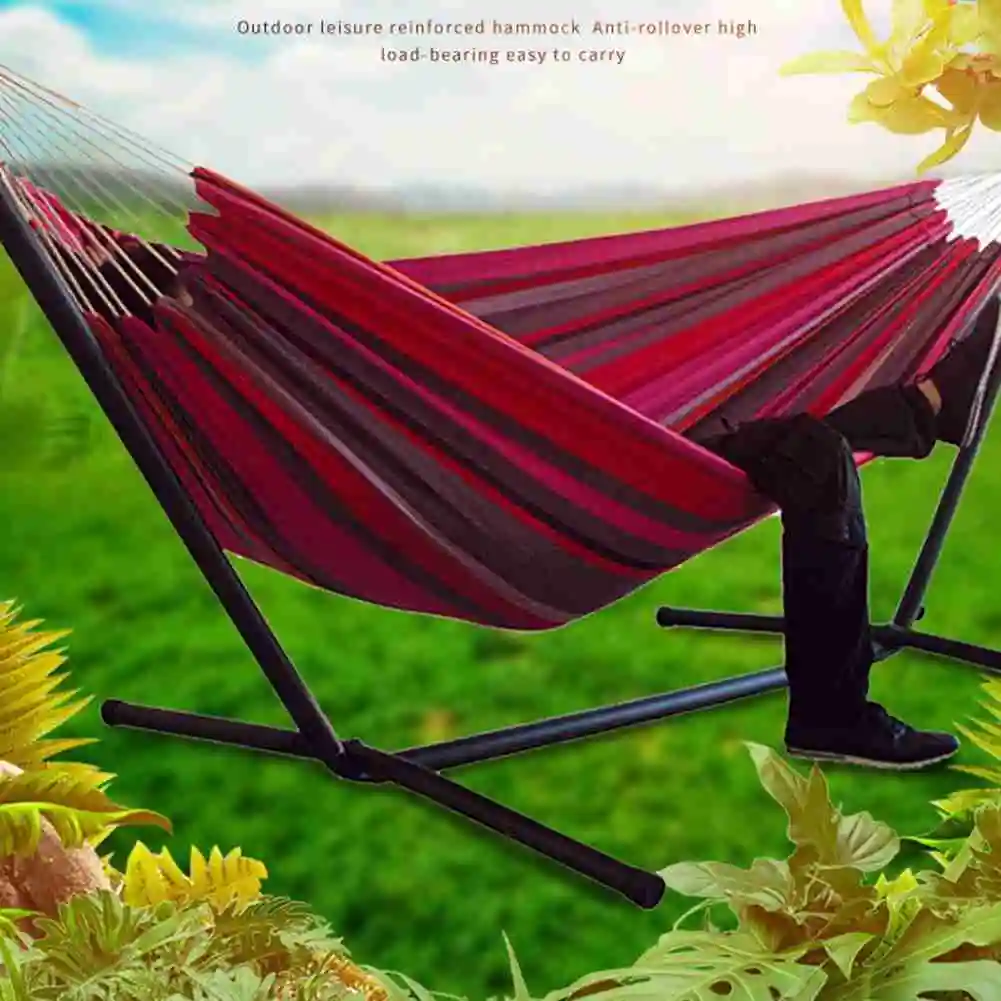 

200*150cm Outdoor Leisure Hammock Rollover Prevention Chair Swing Hammock Special Outdoor Swing Supplies Camping Hammock